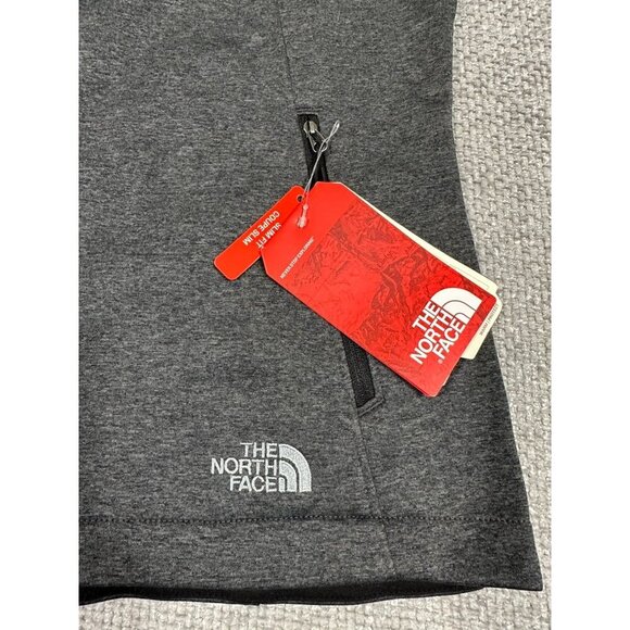 North Face Vest Womens Medium Gray Ridgeline Slim Fit Full Zip Soft Shell Logo - Picture 4 of 11